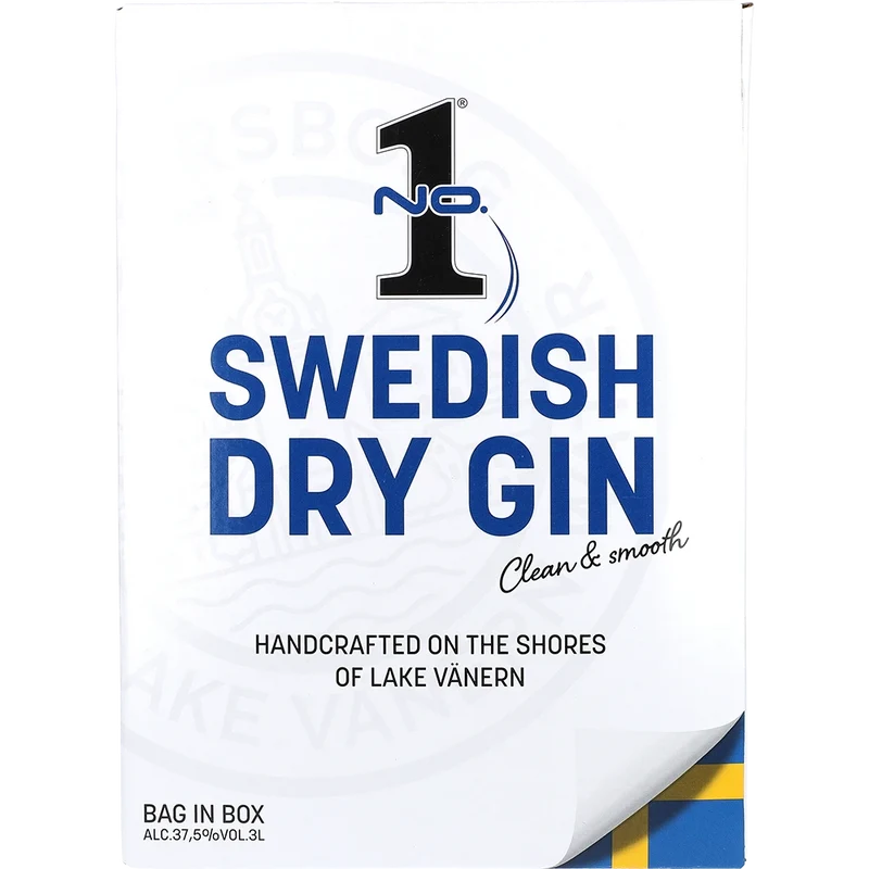 No. 1 Premium Dry Gin 37.5 % 3L BIB