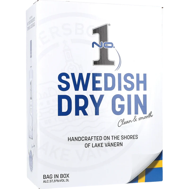 No. 1 Premium Dry Gin 37.5 % 3L BIB