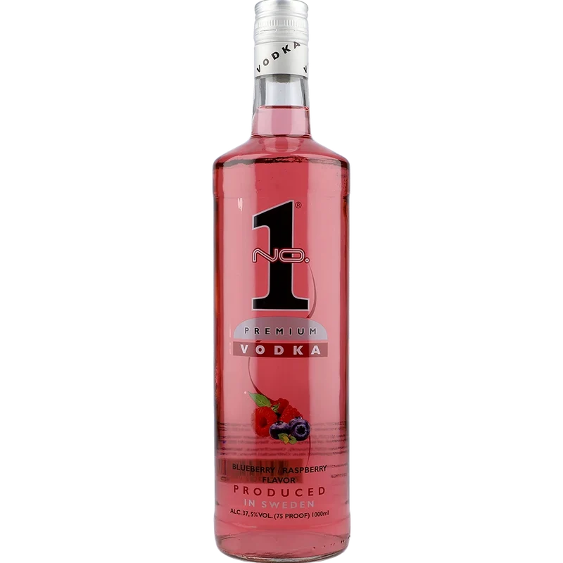No. 1 Premium Vodka Blueberry Raspberry 37.5 % 1L FL