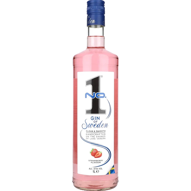 No. 1 Premium Dry Gin Strawberry 37.5 % 1L FL