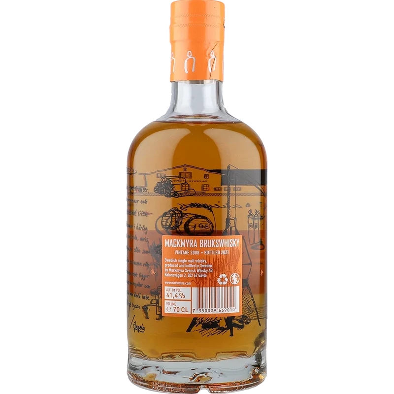 Mackmyra Brukswhisky 41.4 % 0,7L FL