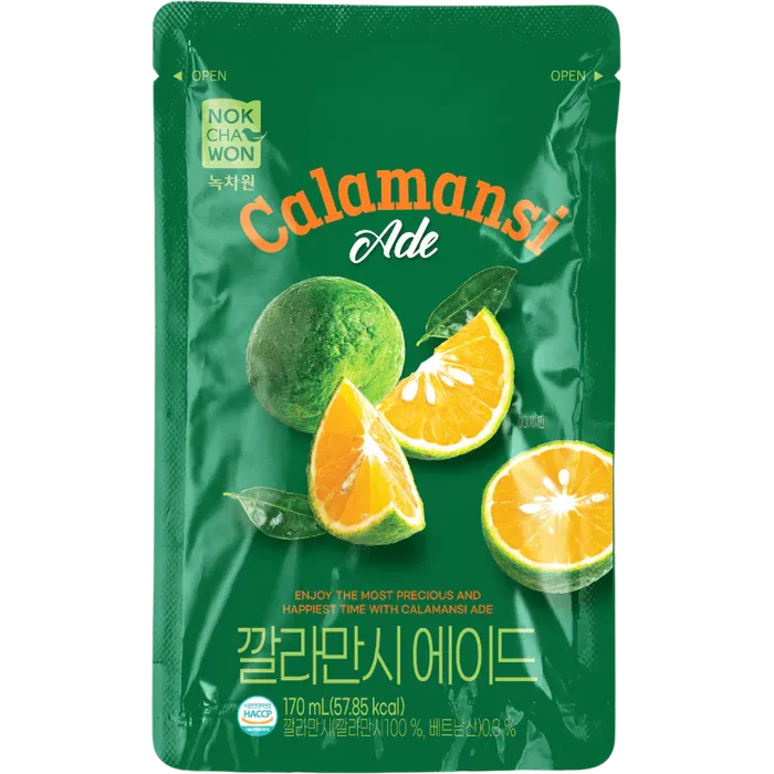 NOKCHAWON Ade Calamansi 170ML Koreanisches Calamansi Getränk
