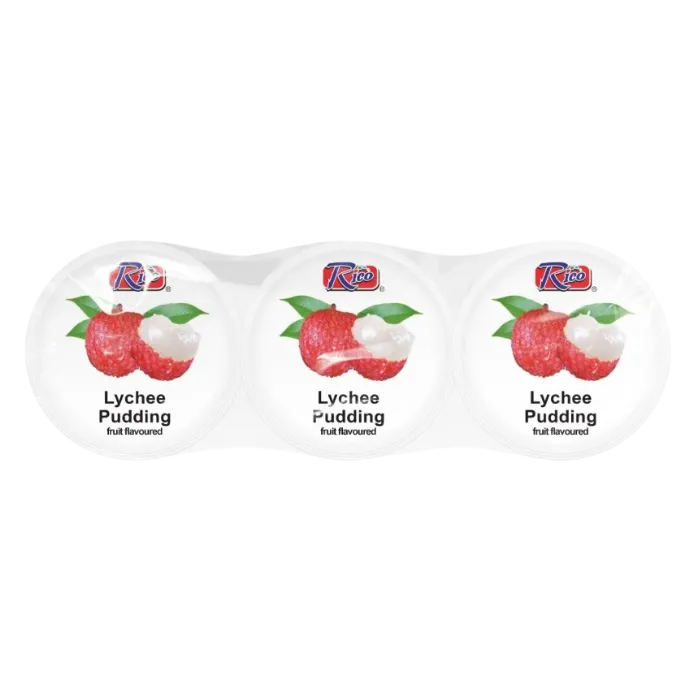 RICO Nata de Coco Lychee 195G Lychee Pudding mit Kokosgel