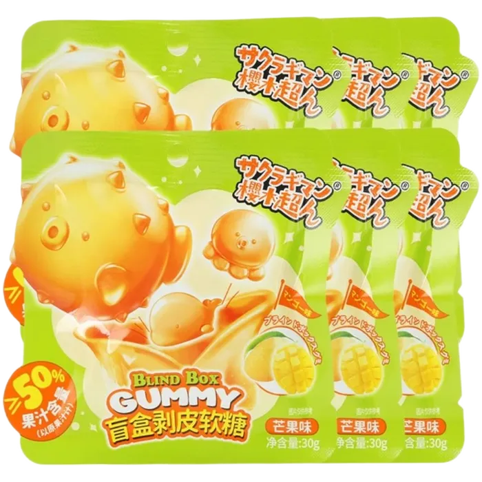 Ying Peelable Gummy Blind Box Mango 30G Mango Geleebonbons