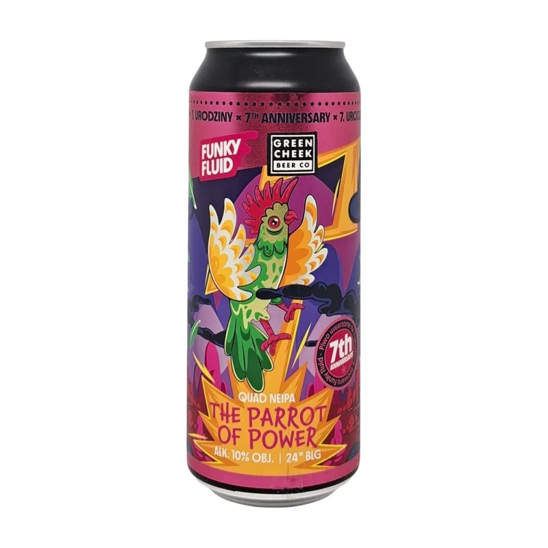 Funky Fluid x Green Cheek The Parrot of Power | QIPA