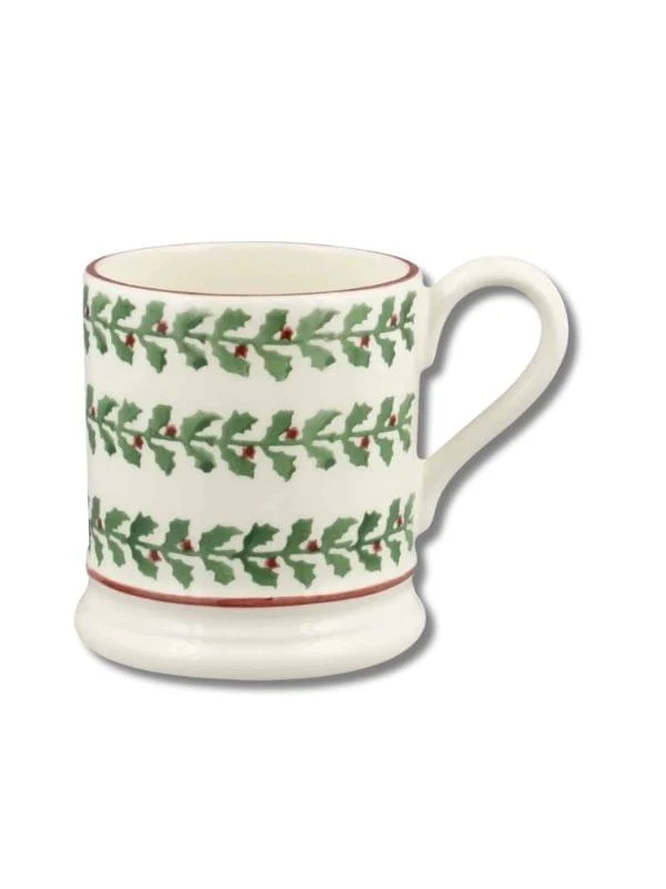 Emma Bridgewater Tiny Holly 1/2 Pint Mug