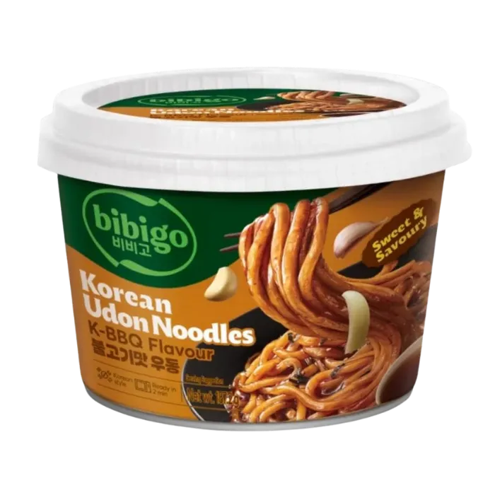 BIBIGO Udon Nudeln Korean Style BBQ Bowl 187g