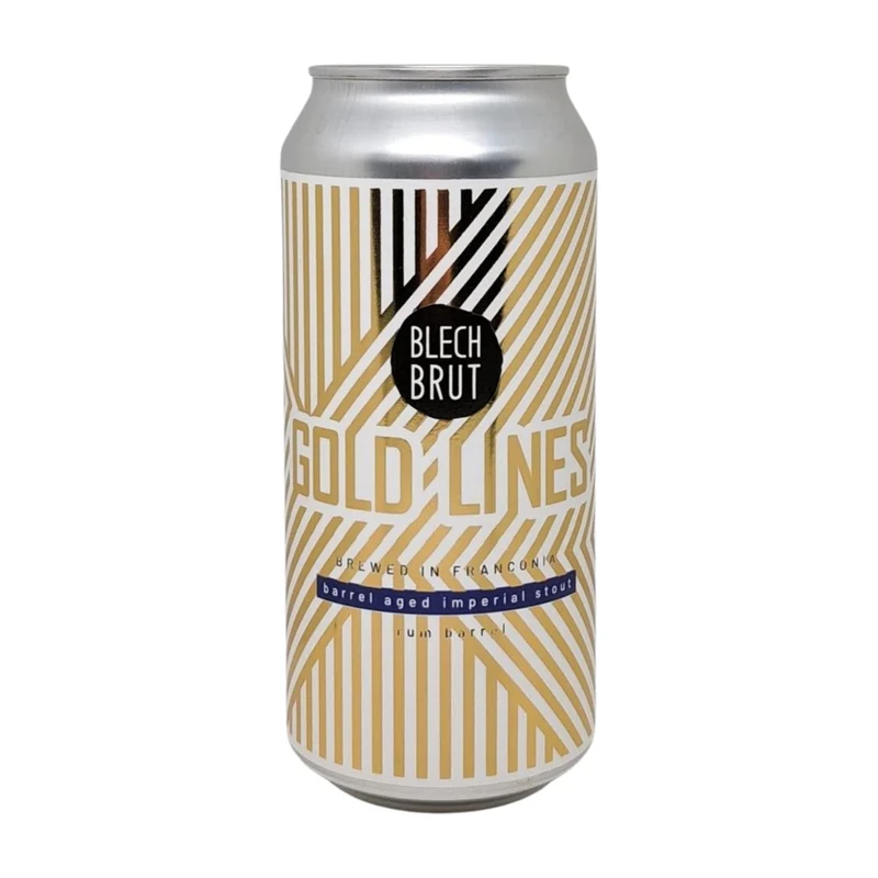 Blech.Brut Gold Lines: Blue Edition | Rum BA Stout