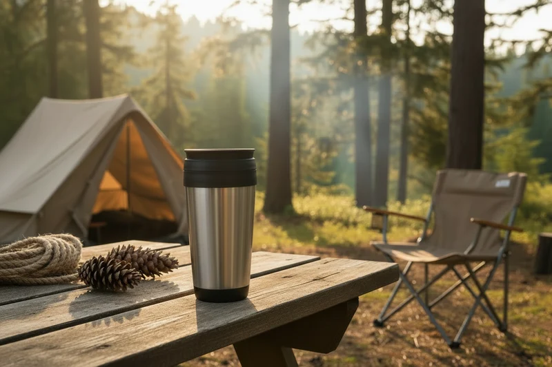 Cookinglife Thermosbecher - Trinkbecher To Go - RVS - 450 ml