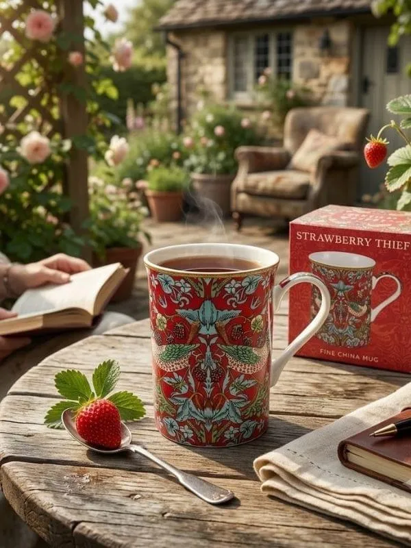 Lesser & Pavey Strawberry Thief Mug