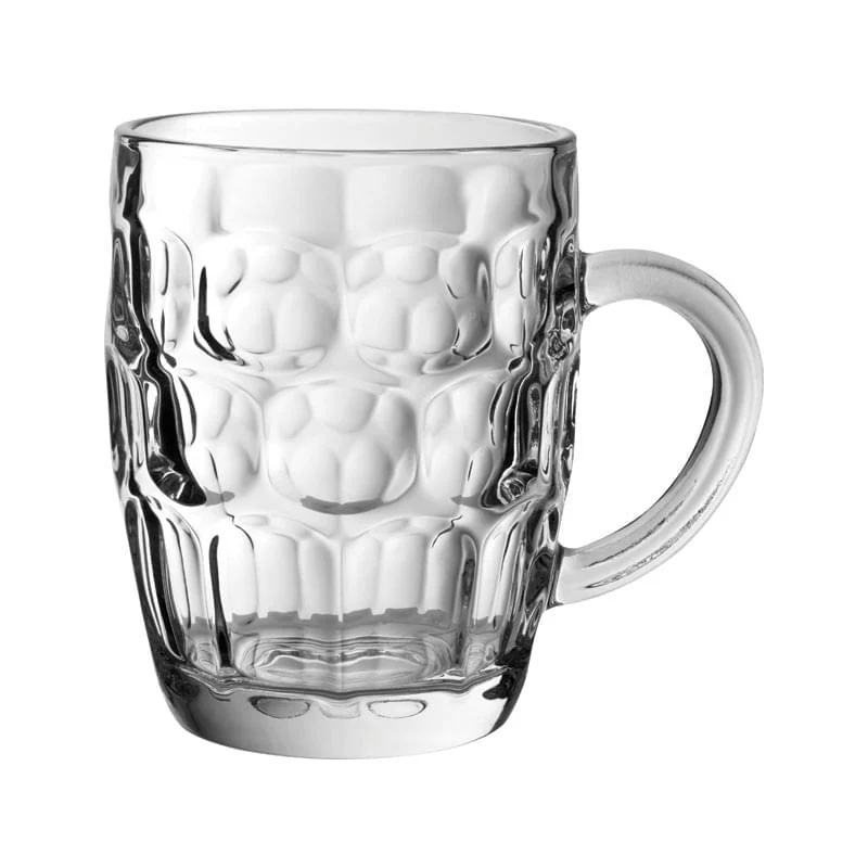 British Pub Pint Dimple Beer Glass