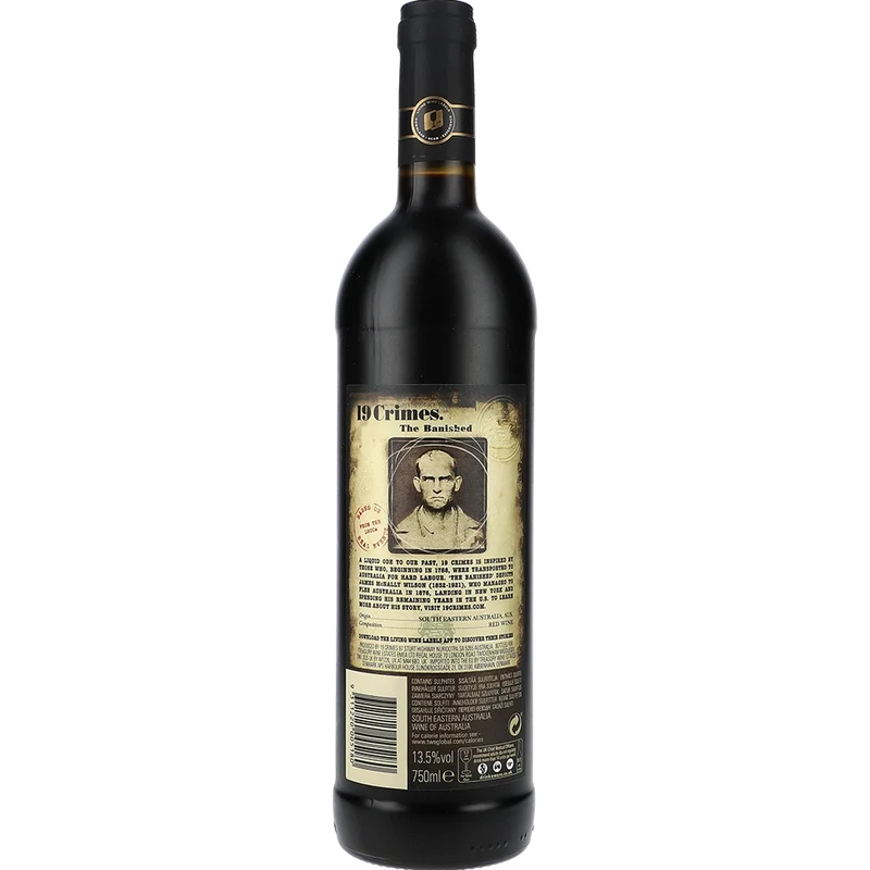 19 Crimes The Banished Dark Red 13.5 % 0,75L FL