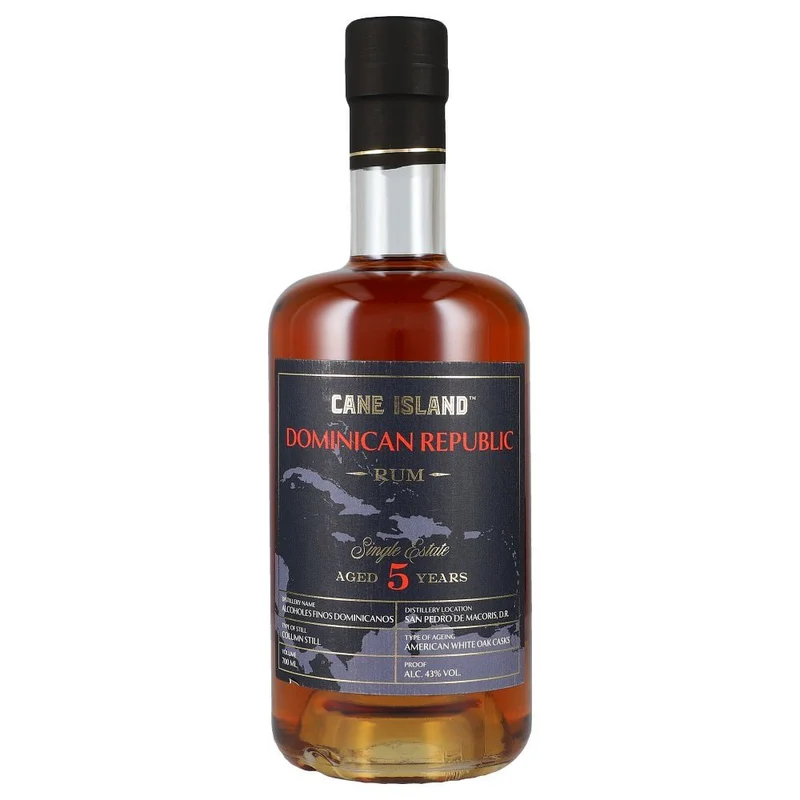 Cane Island Dominican Republic Single Estate Rum 5YO 43% 0,7L FL