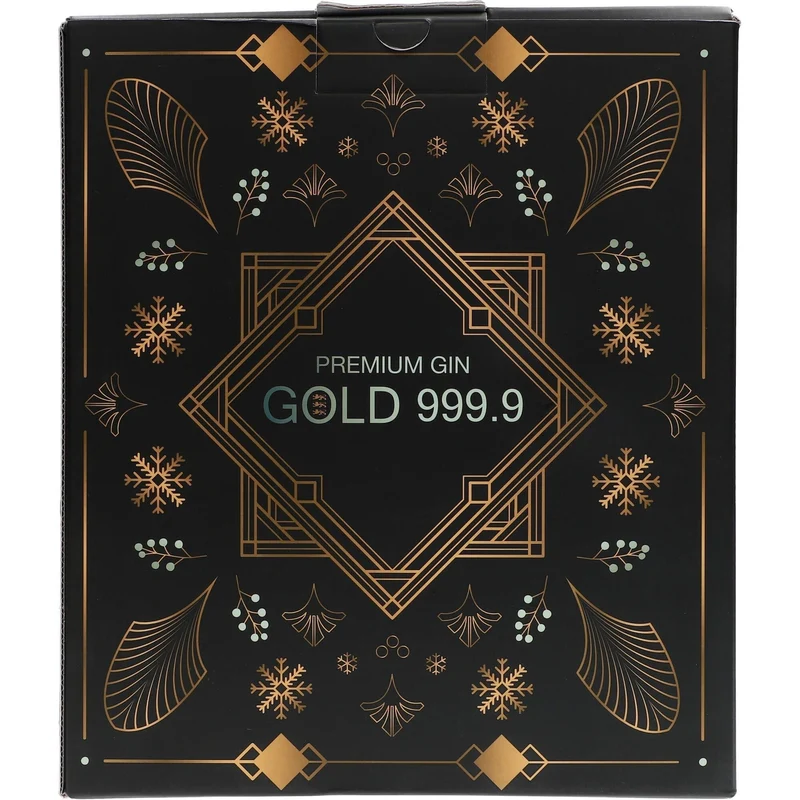 Gin Gold 999,9 + Glas 40 % 0,7L FL