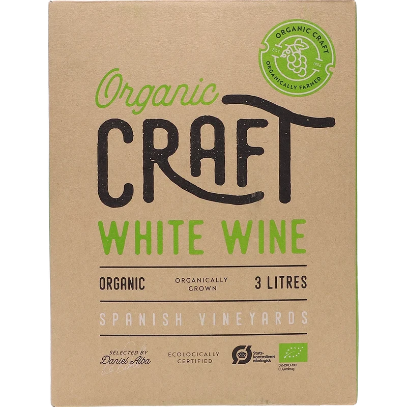 Organic Craft White Wine 12,5 % 3L BIB