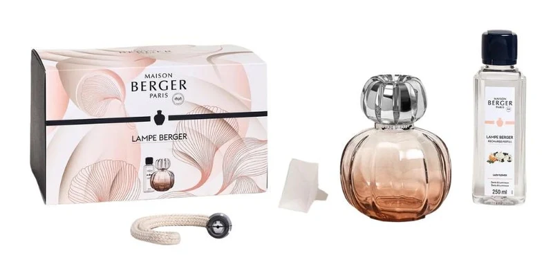 Maison Berger Geschenkset Duftlampe Glas 250 ml - Duftset Corali Rose