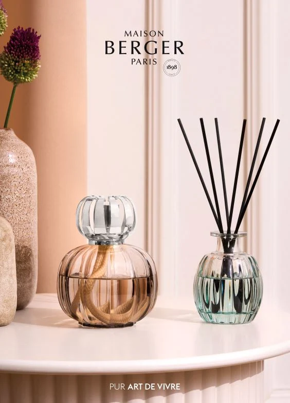 Maison Berger Geschenkset Duftlampe Glas 250 ml - Duftset Corali Rose