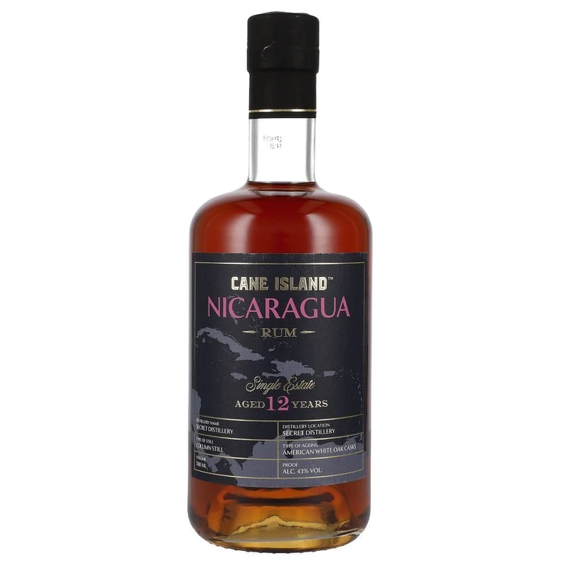 Cane Island Nicaragua Single Estate Rum 12YO 43% 0,7L FL