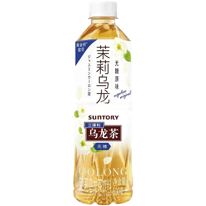 SUNTORY Jasmin Oolong Tee Sugar Free 500ML