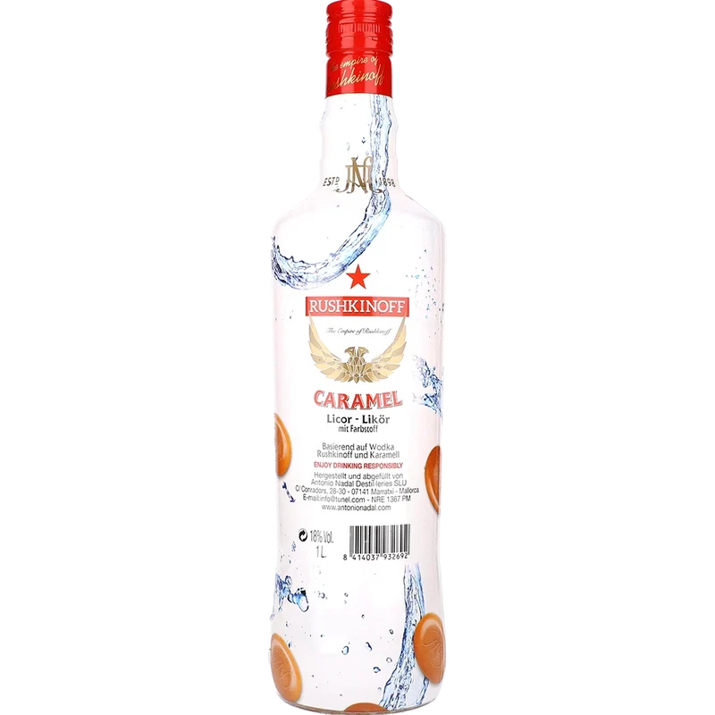Rushkinoff Caramelo 18 % 1L FL