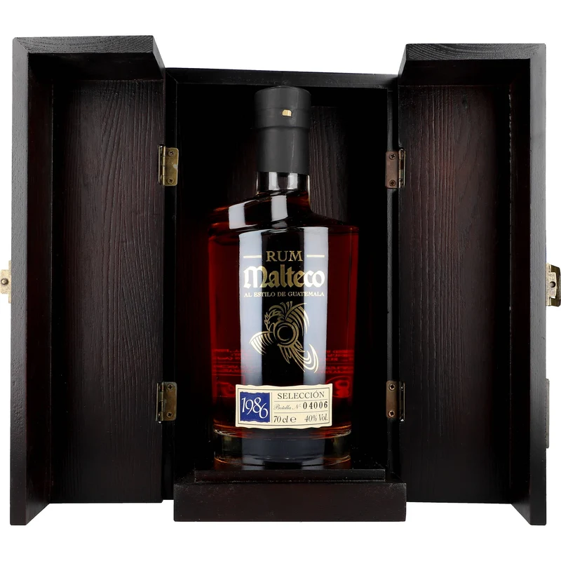 Malteco Seleccion 1986 Wooden Box 40% 0,7L FL