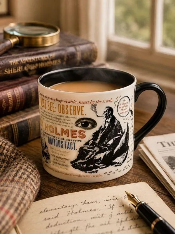 The Unemployed Philosophers Guild Sherlock Holmes Mug