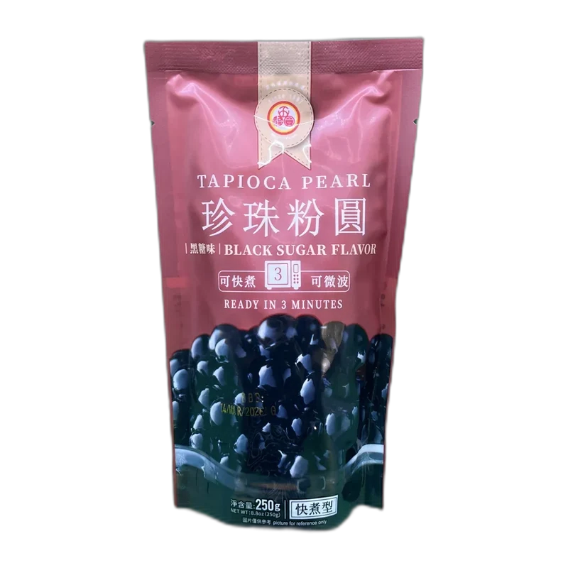 CN WFY Tapioca Pearl Topping Black Sugar 250G