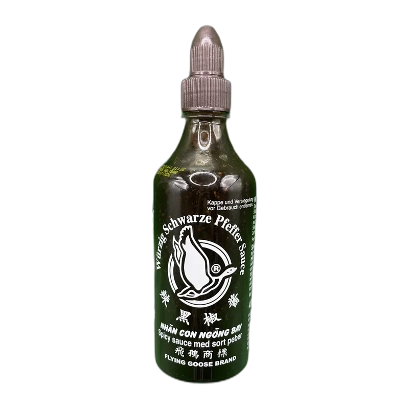 FLYING GOOSE Spicy Black Pepper Sauce Fl 455ML