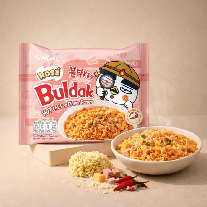 SAMYANG Buldak Ramen Rose Hot Chicken 140G