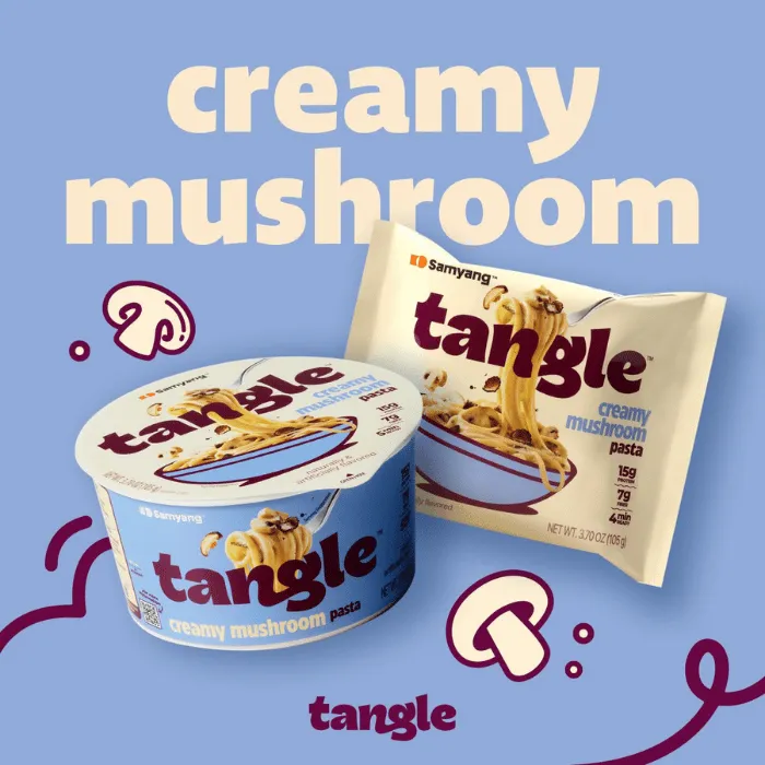 SAMYANG TANGLE Creamy Mushroom Pasta Bowl 105G