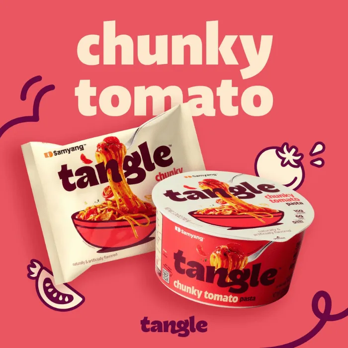SAMYANG TANGLE Chuncy Tomato Pasta Bowl 105G