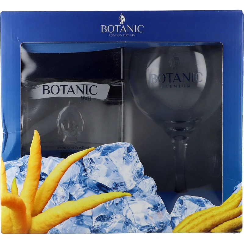 Botanic Cubical Premium London Dry Gin + Glas (GB) 40% 0,7L FL