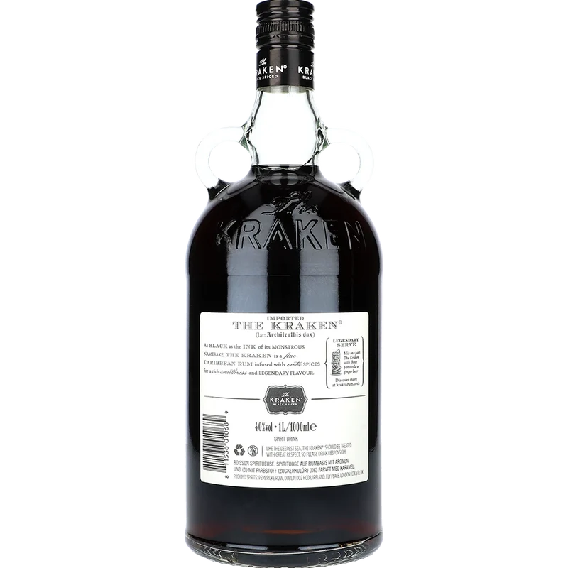 The Kraken Black Spiced Rum 40 % 1L FL
