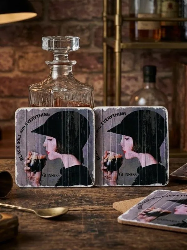 Guinness Nostalgic Coaster - Girl