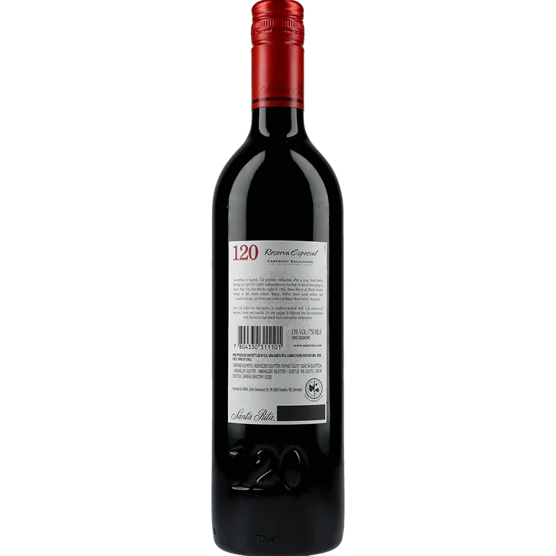 Santa Rita 120 Cabernet Sauvignon 13.5 % 0,75L FL