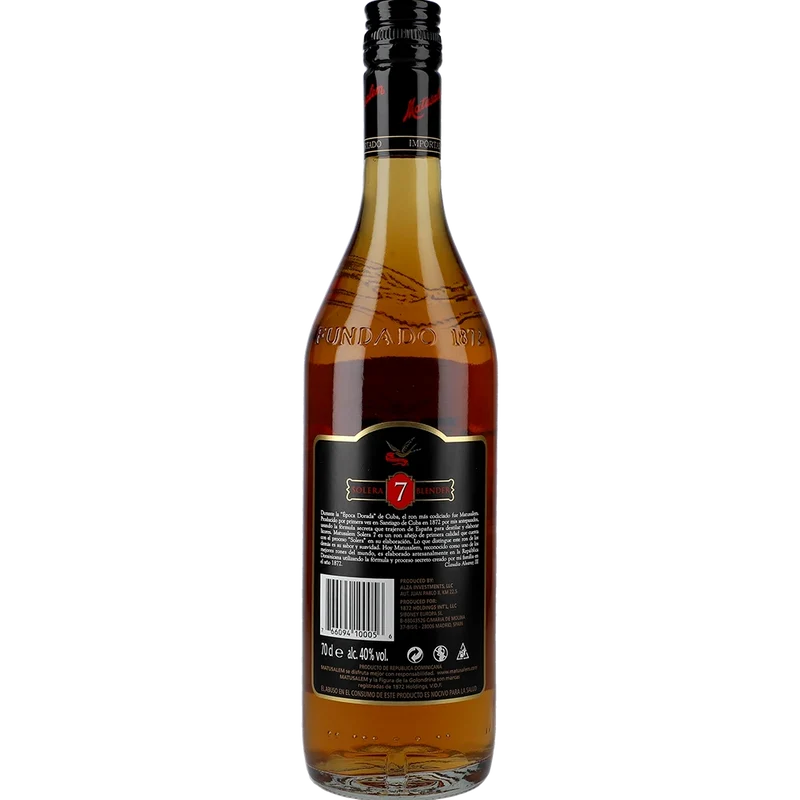 Matusalem Black 7y 40% 0,7L FL
