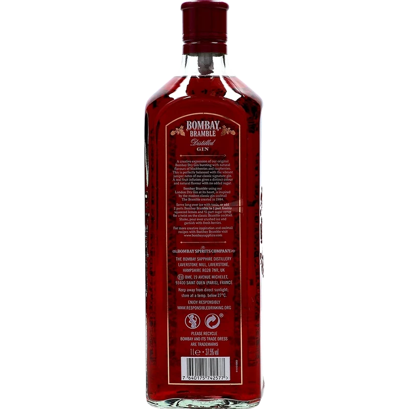 Bombay Bramble Blackberry & Raspberry 37.5 % 1L FL