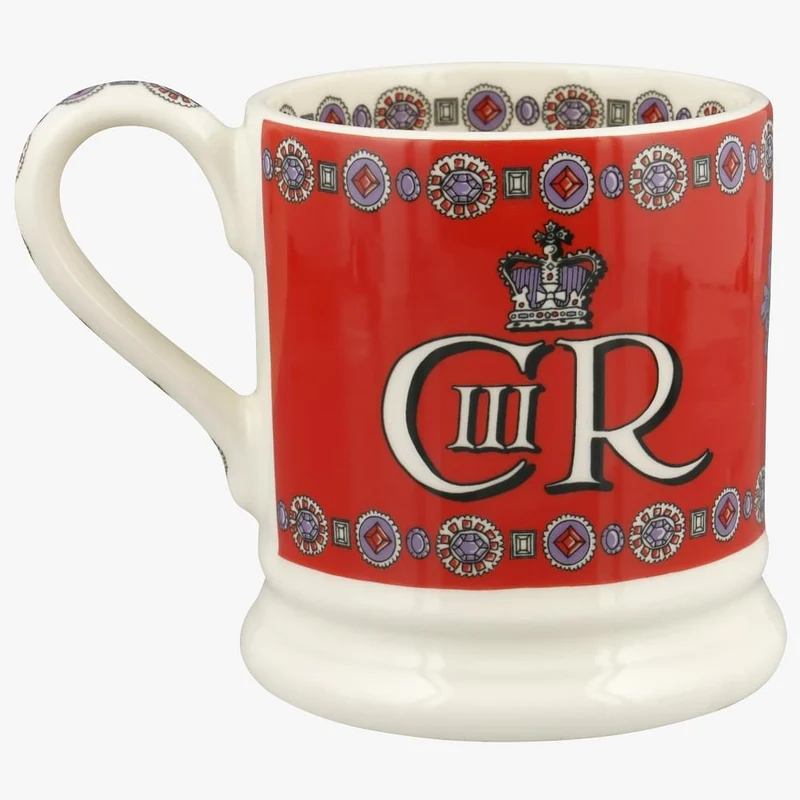 Emma Bridgewater God Save The King Charles III 1/2 Pint Mug
