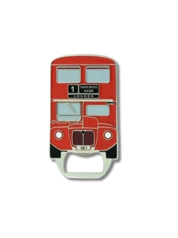 Elgate Red London Bus Bottle Opener Keyring