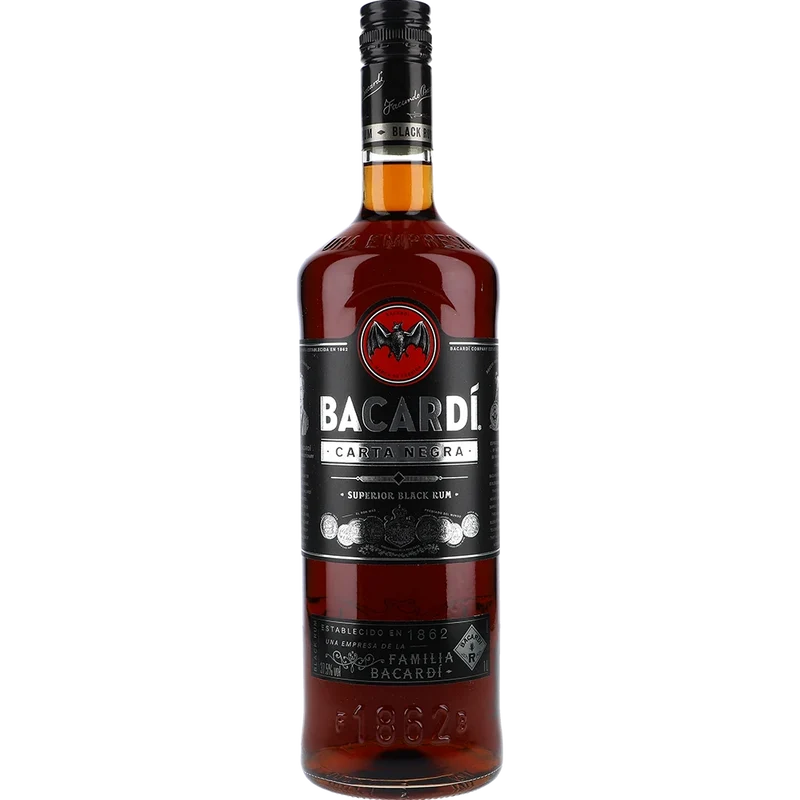 Bacardi Carta Negra 37.5 % 1L FL