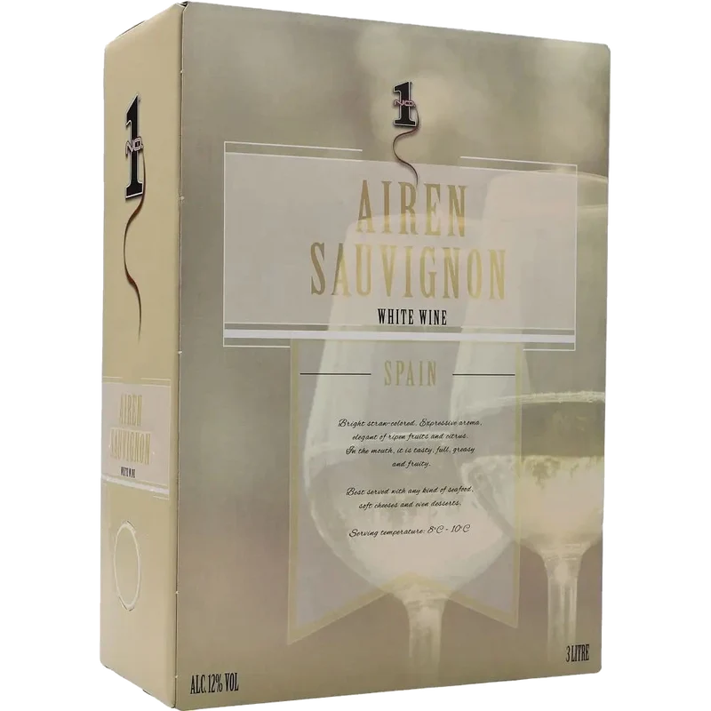 No. 1 Airen Sauvignon 12% 3L BIB