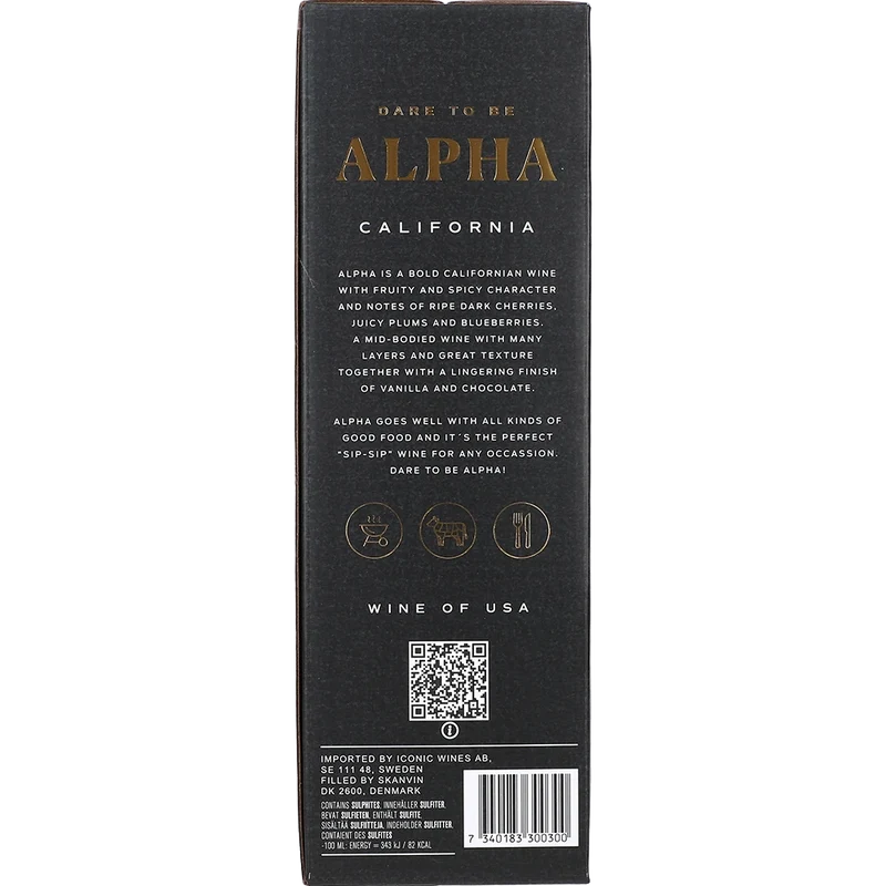Alpha Red Wine 13 % 3L BIB