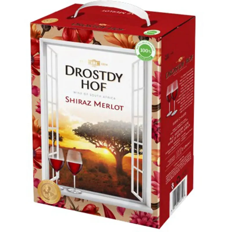 Drostdy Hof Cape Red Shiraz Merlot 13.5 % 3L BIB