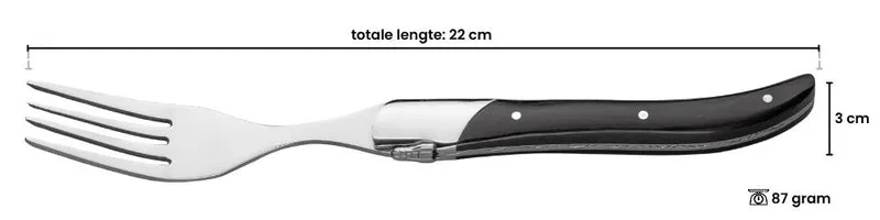 Blackwell Steakgabeln Laguiole - Pakkaholz - 6 Stück