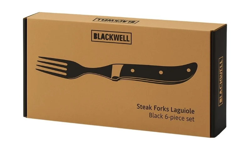 Blackwell Steakgabeln Laguiole - Pakkaholz - 6 Stück