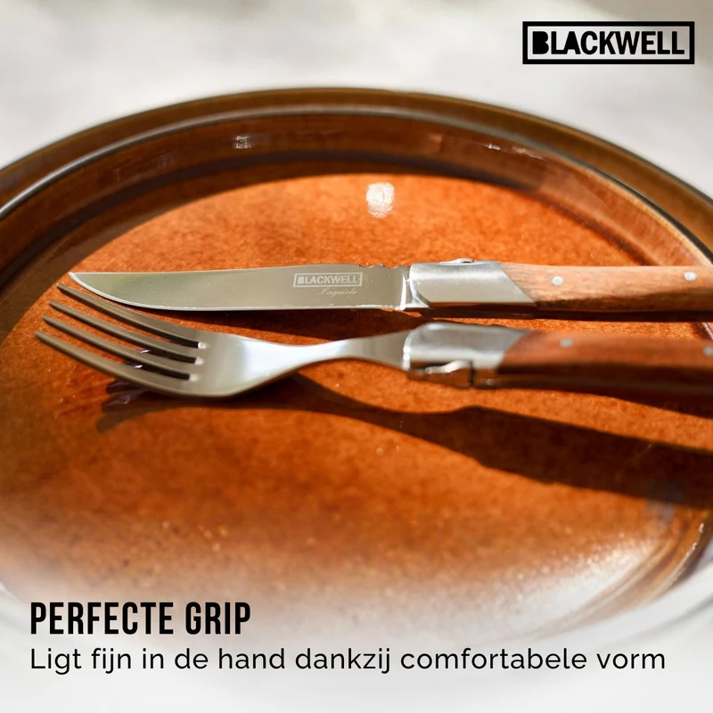 Blackwell Steakgabeln Laguiole - Rosenholz - 6 Stück