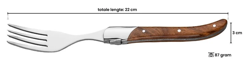 Blackwell Steakgabeln Laguiole - Rosenholz - 6 Stück