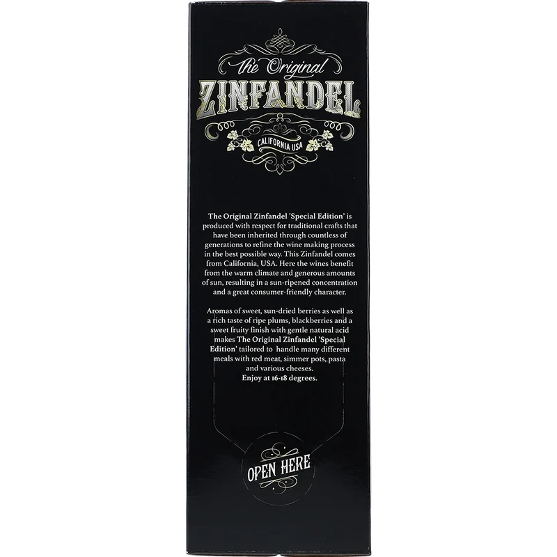 The Original Zinfandel Black Version 14,5 % 3L BIB