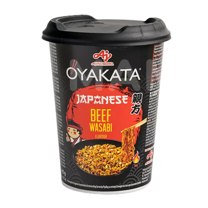 AJINOMOTO Oyakata Ramen Beef Wasabi Cup 93G