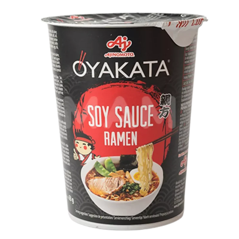 AJINOMOTO Oyakata Ramen Soy Sauce Cup 63G